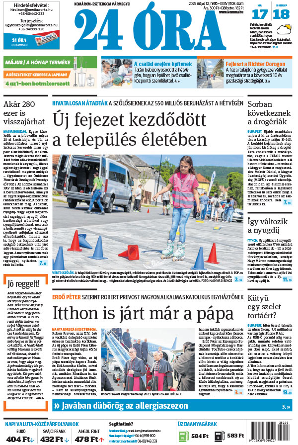 Lapszám: 2025.05.12.