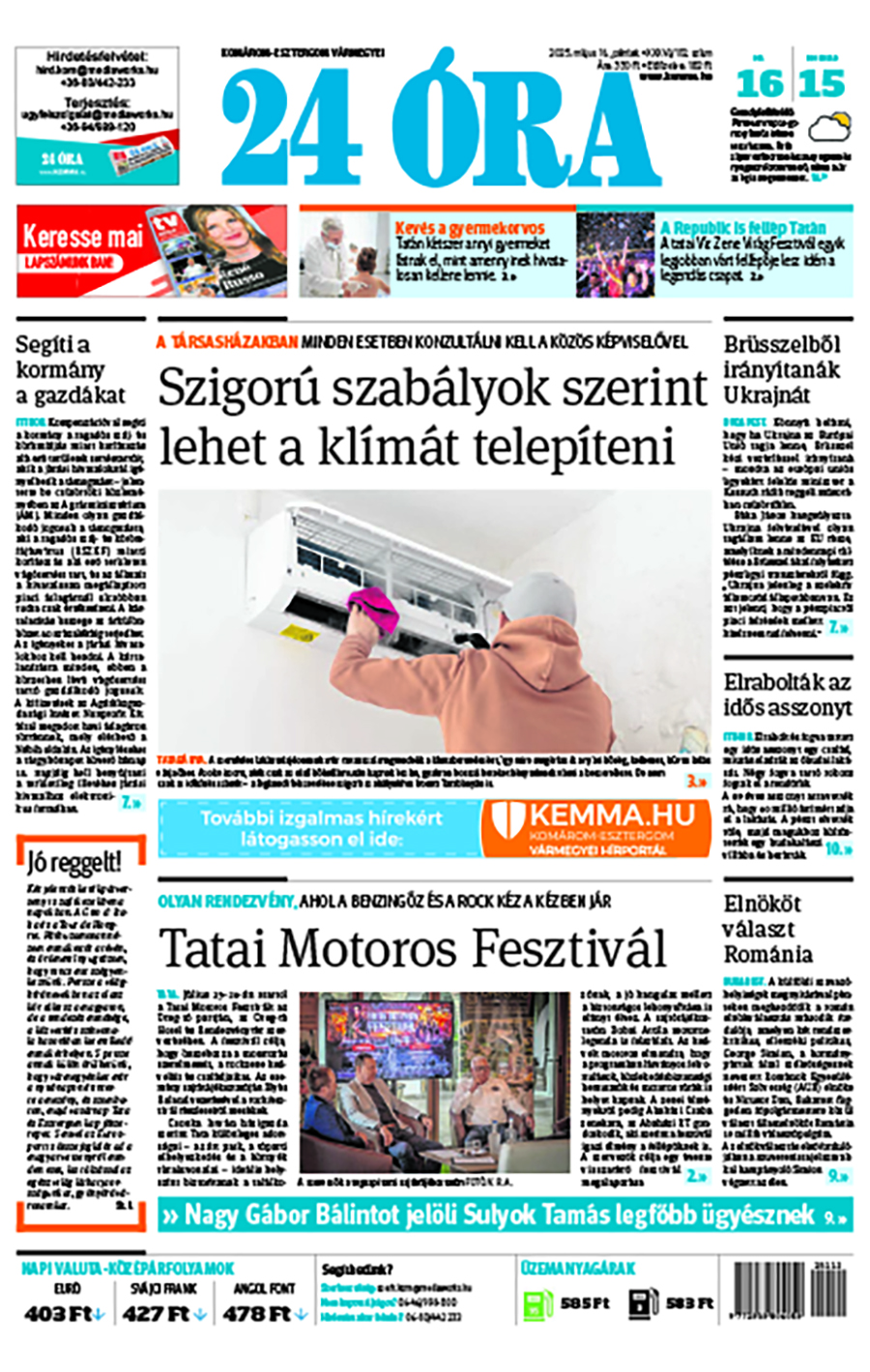 Lapszám: 2025.05.16. + melléklet