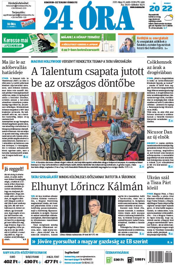 Lapszám: 2025.05.20.