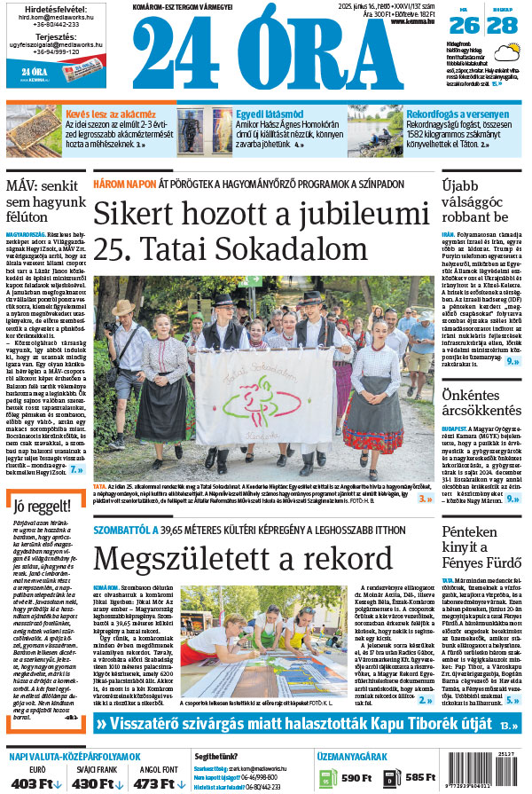 Lapszám: 2025.06.16.