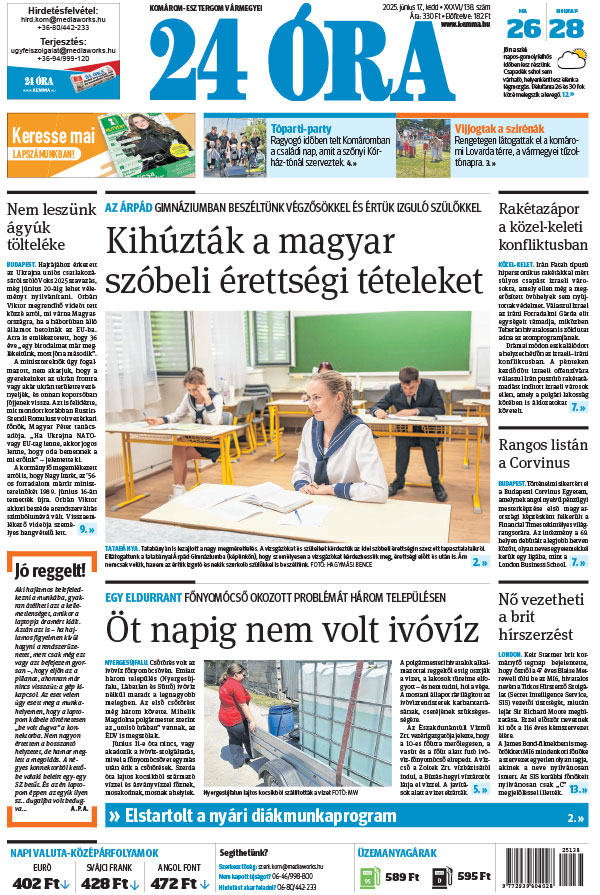Lapszám: 2025.06.17.