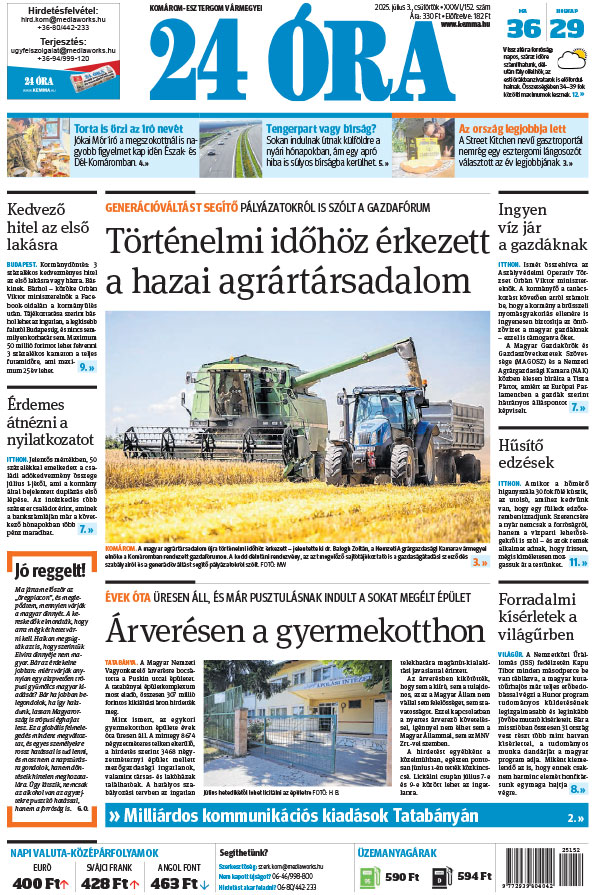 Lapszám: 2025.07.03.