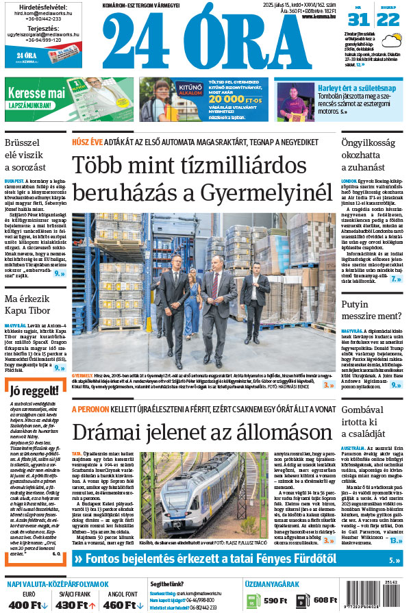 Lapszám: 2025.07.15.
