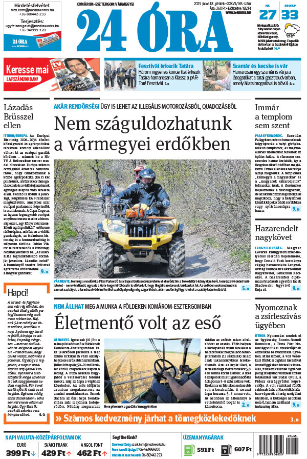 Lapszám: 2025.07.18. MELLÉKLET