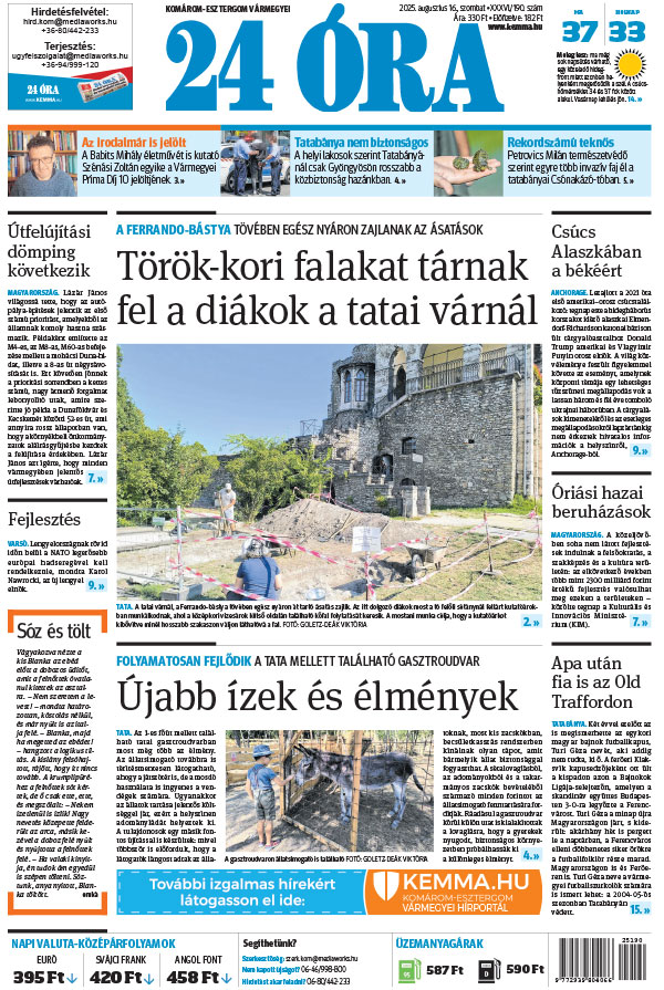Lapszám: 2025.08.16.