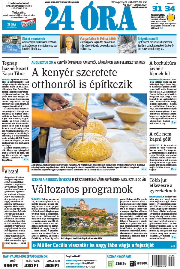 Lapszám: 2025.08.19.