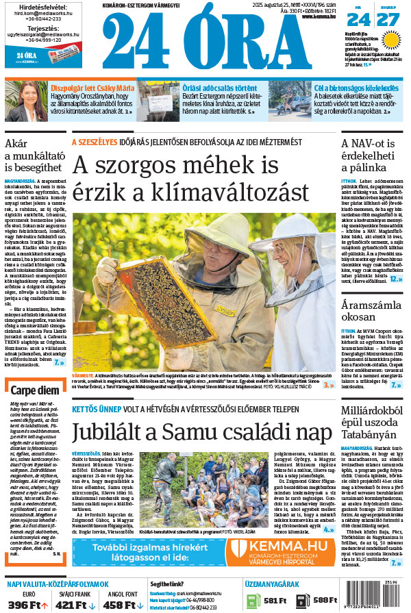Lapszám: 2025.08.25.