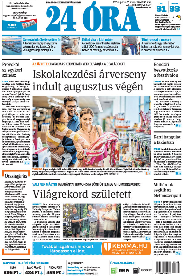 Lapszám: 2025.08.27.