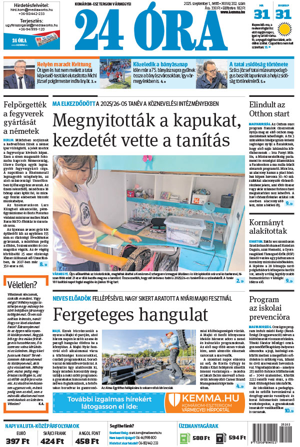 Lapszám: 2025.09.01.