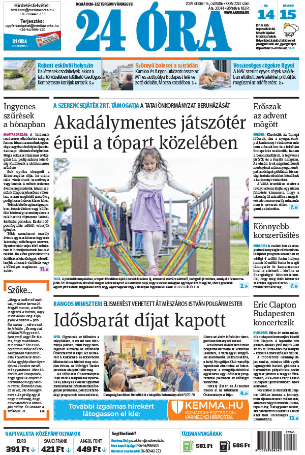 Lapszám: 2025.10.16.
