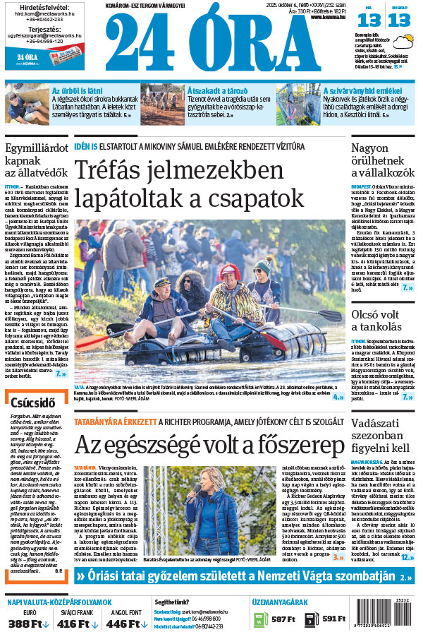 Lapszám: 2025.10.06.