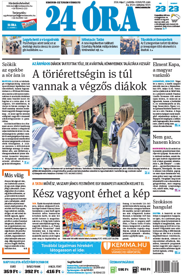 Lapszám: 2026. 05. 07.