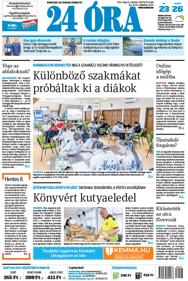 Lapszám: 2026. 05. 09.