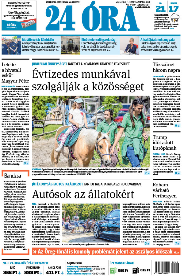 Lapszám: 2026. 05. 11.