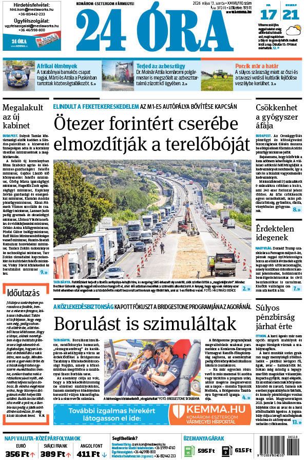 Lapszám: 2026. 05. 13.