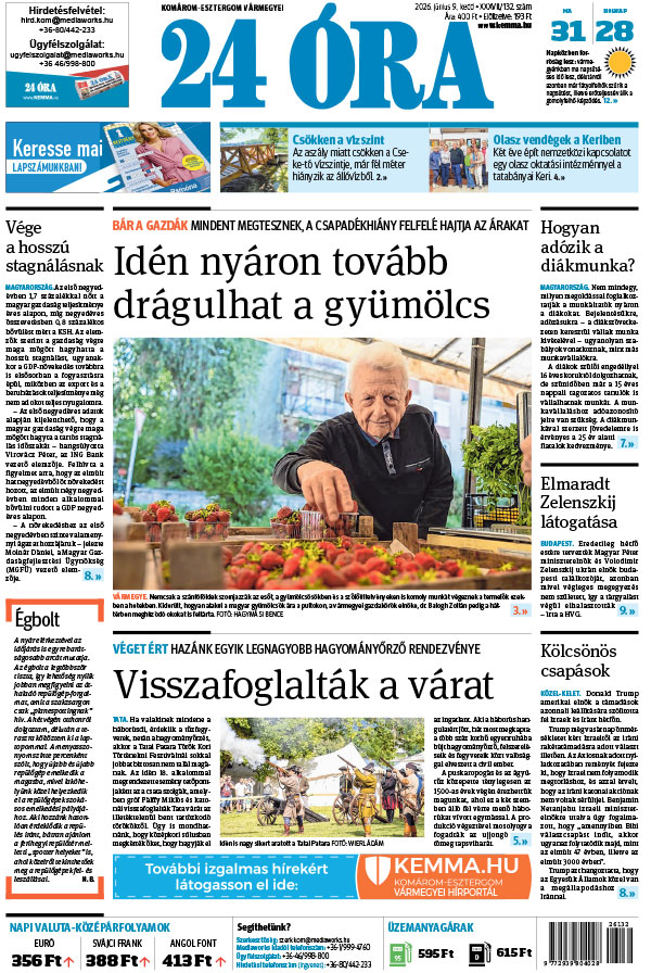 Lapszám: 2026. 06. 09.