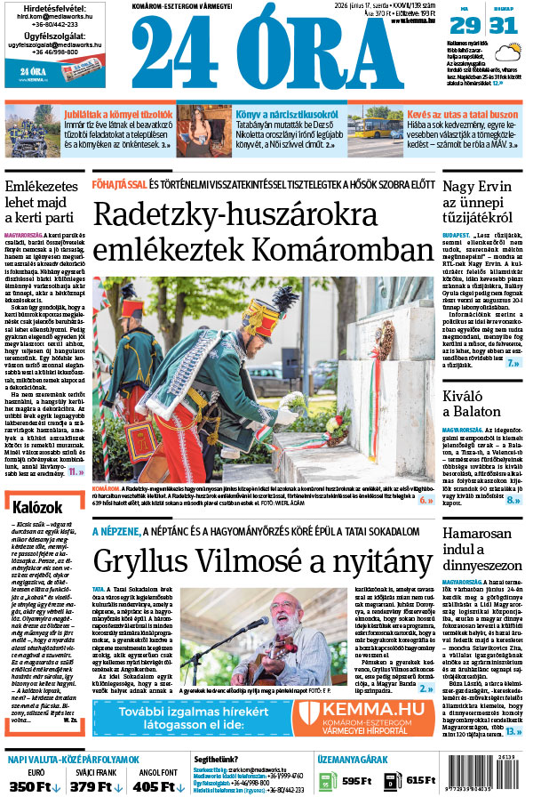 Lapszám: 2026. 06. 17.