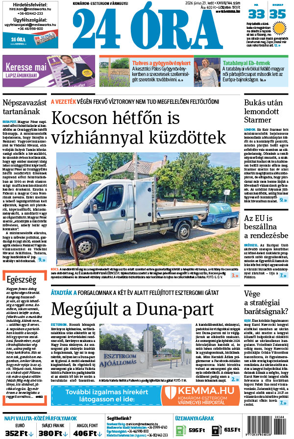 Lapszám: 2026. 06. 23.