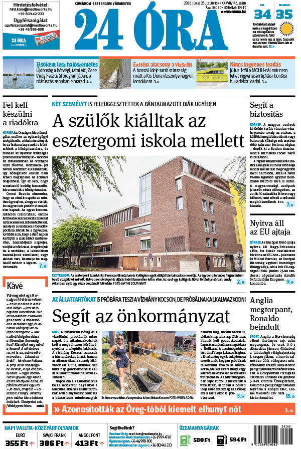 Lapszám: 2026. 06. 25.