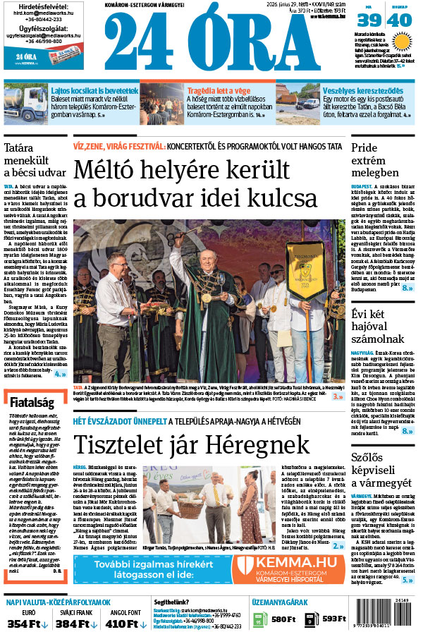Lapszám: 2026. 06. 29.
